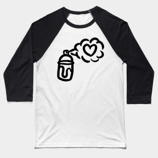 spray paint heart Baseball T-Shirt